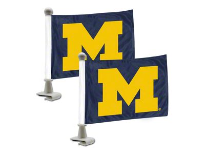 Ambassador Flags with University of Michigan Logo; Blue (Universal; Some Adaptation May Be Required)
