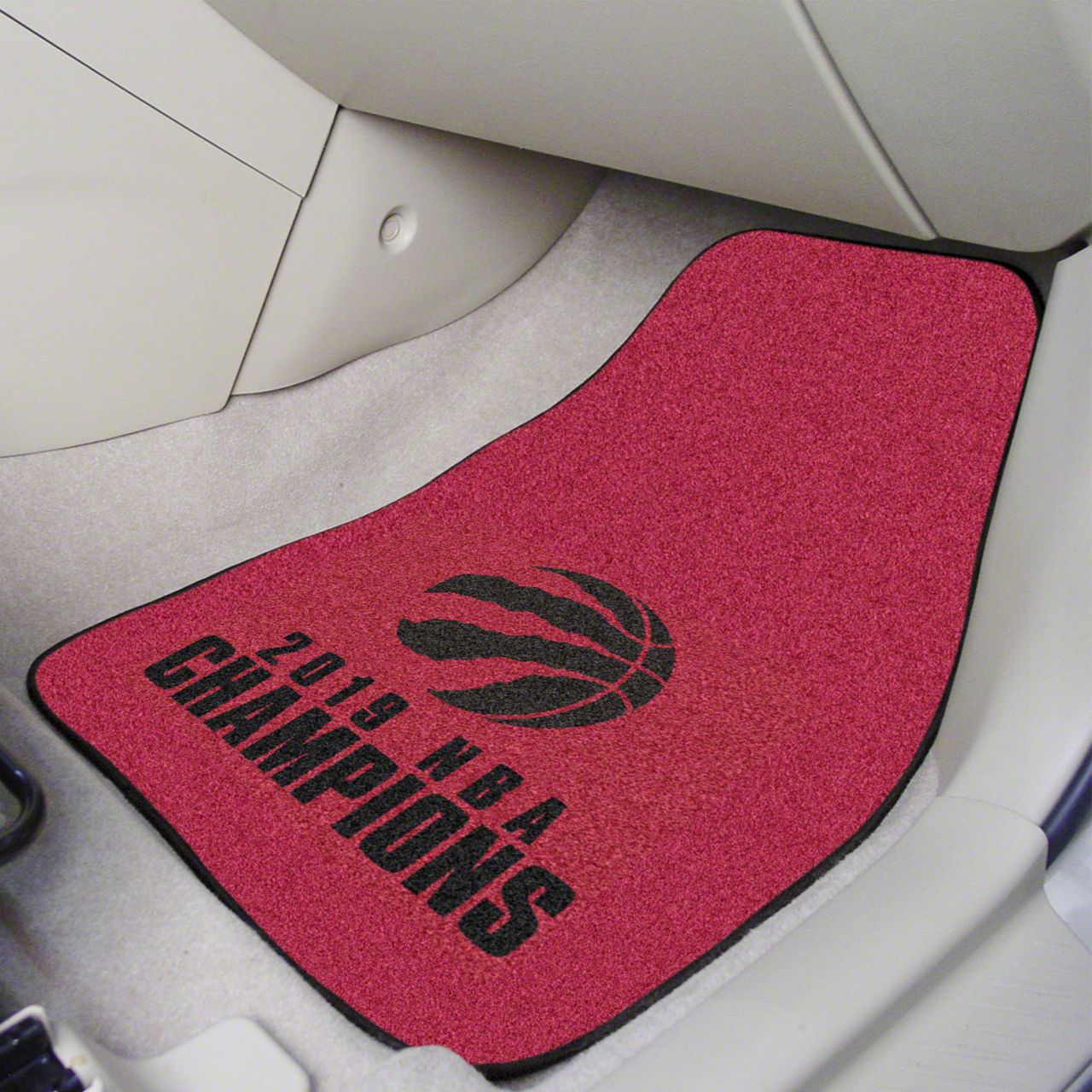 Toronto Raptors Rug Bronco Carpet Front Floor Mats with Toronto Raptors Logo; Red ...