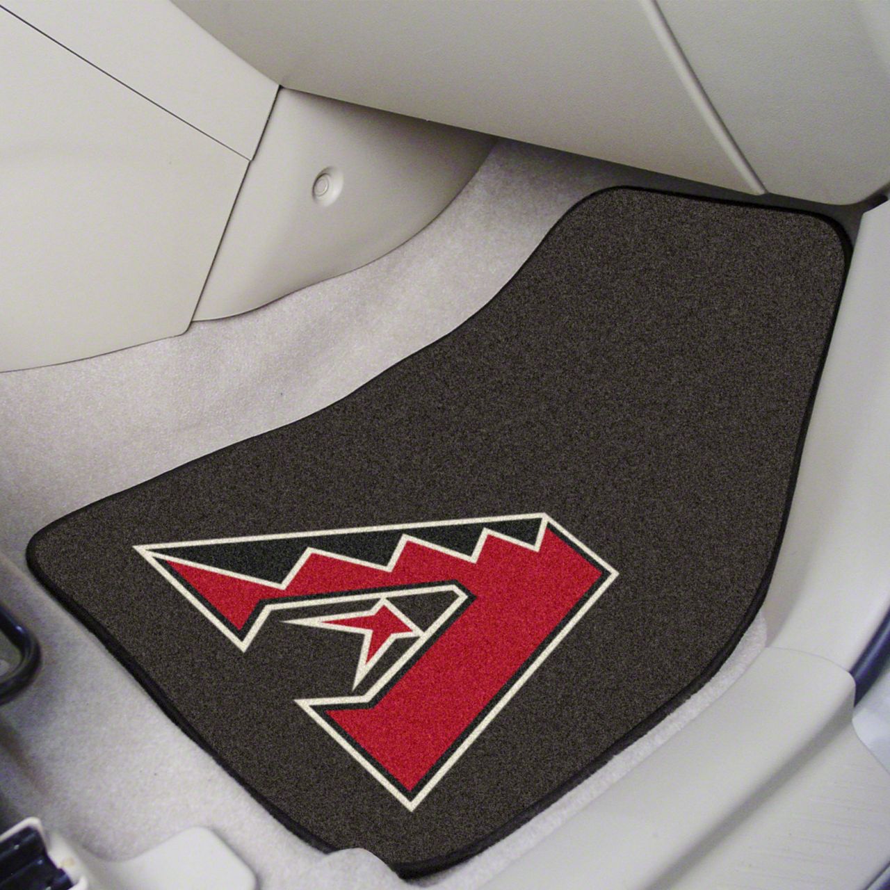 Jeep Gladiator Carpet Front Floor Mats with Arizona Diamondbacks Logo