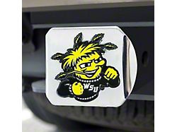 Hitch Cover with Wichita State University Logo; Chrome (Universal; Some Adaptation May Be Required)