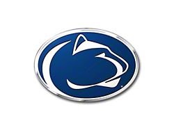 Penn State University Embossed Emblem; Navy (Universal; Some Adaptation May Be Required)