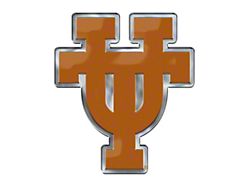 University of Texas Embossed Emblem; Orange (Universal; Some Adaptation May Be Required)