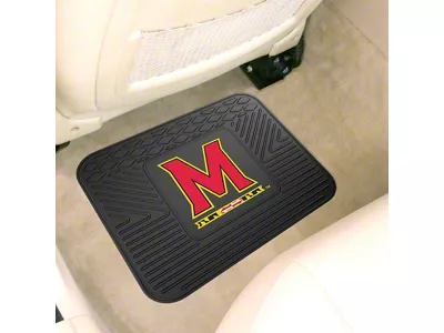 Utility Mat with University of Maryland Logo; Black (Universal; Some Adaptation May Be Required)