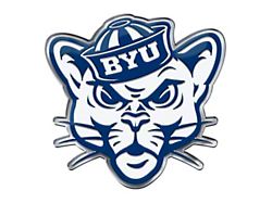 BYU Embossed Emblem; Blue (Universal; Some Adaptation May Be Required)