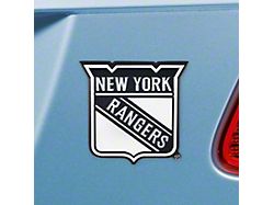 New York Rangers Emblem; Chrome (Universal; Some Adaptation May Be Required)