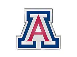 University of Arizona Embossed Emblem; Blue and Red (Universal; Some Adaptation May Be Required)