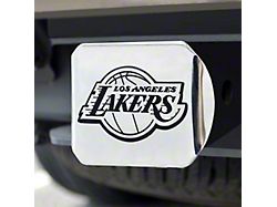 Hitch Cover with Los Angeles Lakers Logo; Chrome (Universal; Some Adaptation May Be Required)