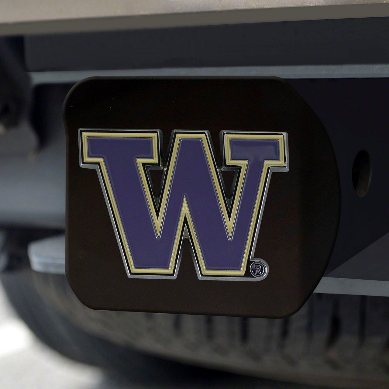 Tundra Hitch Cover with University of Washington Logo; Purple ...