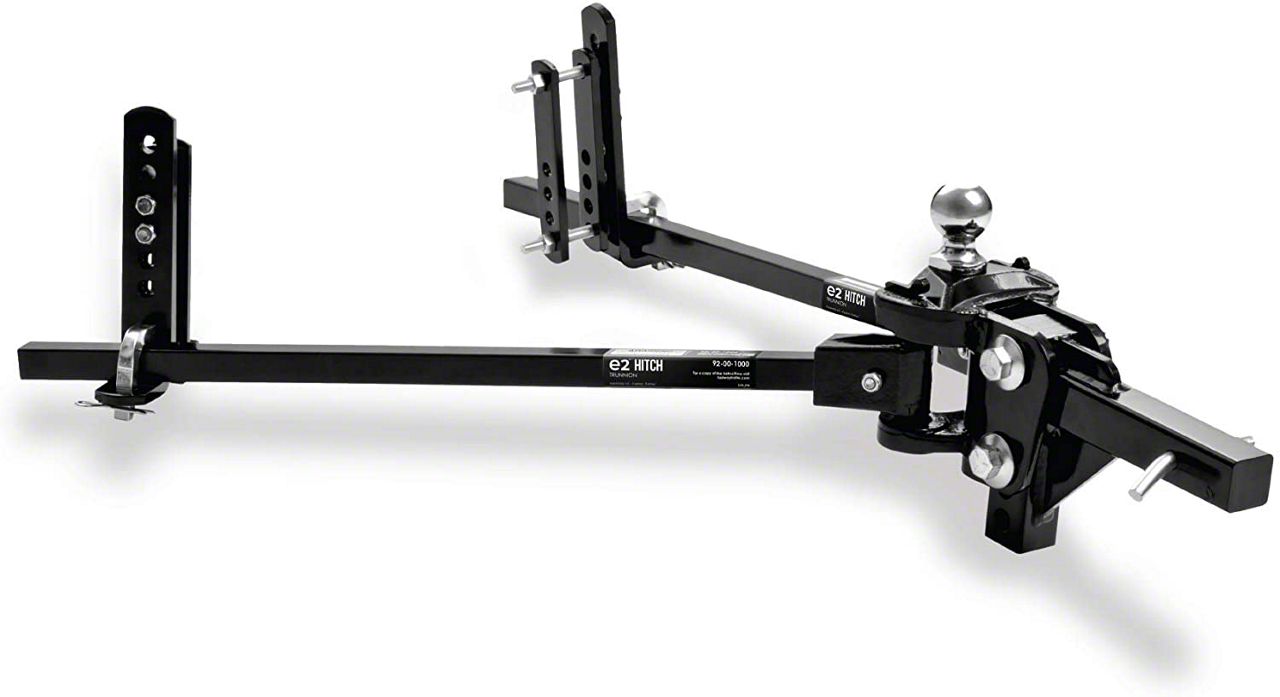 Bronco e2 10K Trunnion Weight Distributing Receiver Hitch with BuiltIn