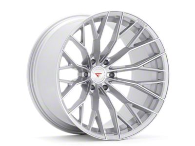 Ferrada Wheels FTR9 Machine Silver 6-Lug Wheel; 20x9.5; 15mm Offset (25-26 4Runner)