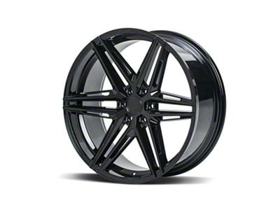 Ferrada Wheels FT4 Machine Black 6-Lug Wheel; 22x9.5; 25mm Offset (22-25 Bronco Raptor)