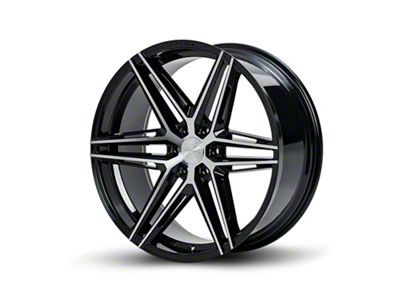 Ferrada Wheels FT4 Machine Silver 6-Lug Wheel; 22x9.5; 20mm Offset (22-25 Bronco Raptor)