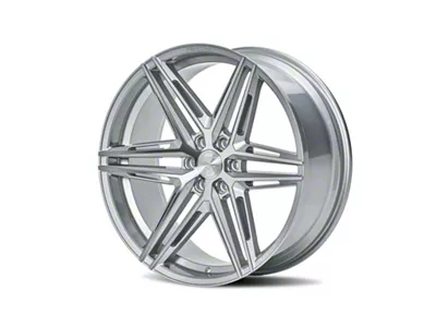 Ferrada Wheels FT4 Machine Silver 6-Lug Wheel; 24x10; 20mm Offset (22-25 Bronco Raptor)