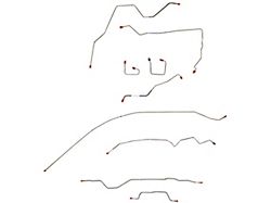 Fine Lines Complete Brake Line Kit; Steel (95-01 Jeep Cherokee XJ w/o ABS)