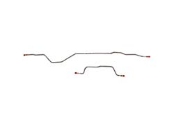 Fine Lines Rear Brake Line Kit; Stainless (95-01 Jeep Cherokee XJ)