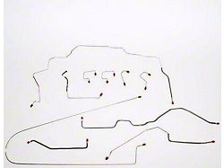 Fine Lines Complete Brake Line Kit; Stainless (97-98 Jeep Grand Cherokee ZJ)