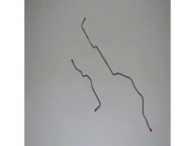 Fine Lines Rear Brake Line Kit; Stainless (99-04 Jeep Grand Cherokee WJ)