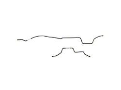 Fine Lines Rear Brake Line Kit; Steel (93-95 Jeep Wrangler YJ w/o ABS)