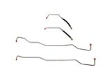 Fine Lines Transmission Cooling Lines; Stainless (07-11 3.8L Jeep Wrangler JK w/ Automatic Transmission)