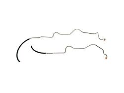 Fine Lines Transmission Cooling Lines; Steel (97-99 4.0L Jeep Wrangler TJ)