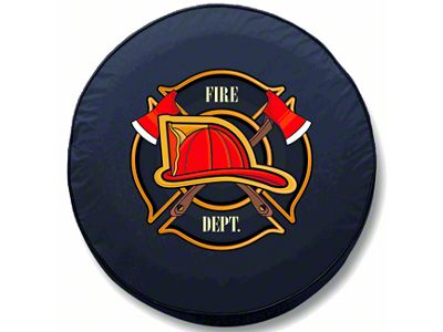 Fire Department Spare Tire Cover (66-18 Jeep CJ5, CJ7, Wrangler YJ, TJ & JK)