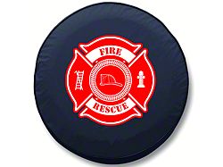 Fire Rescue Spare Tire Cover (66-18 Jeep CJ5, CJ7, Wrangler YJ, TJ & JK)