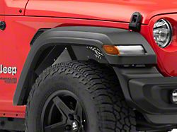 Aluminum Inner Fenders; Front and Rear; Black (18-25 Jeep Wrangler JL)