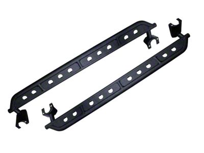 Fishbone Offroad Step Sliders; Textured Black (21-25 Bronco 4-Door)