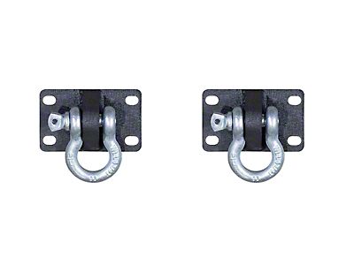 Motobilt MB2072 Bolt-On Rear D-Ring Mount Pair For Jeep JK 2007-2018