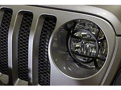 Fishbone Offroad Headlight Guards; Black (20-25 Jeep Gladiator JT)