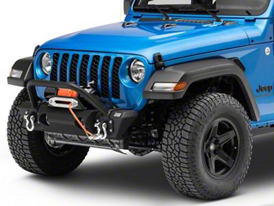 Fishbone Offroad Stubby Front Winch Bumper (20-25 Jeep Gladiator JT)