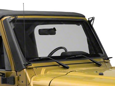 Fishbone Offroad 52-Inch LED Light Bar Windshield Mounting Brackets (97-06 Jeep Wrangler TJ)