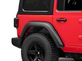 Fishbone Offroad Aluminum Inner Fenders; Rear; Black (18-26 Jeep Wrangler JL)