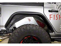 Aluminum Inner Fenders; Rear; Raw (18-25 Jeep Wrangler JL)