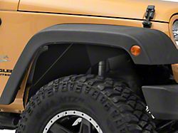 Aluminum Inner Fenders; Front and Rear; Black (07-18 Jeep Wrangler JK)