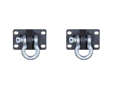 Fishbone Offroad Barracuda Modular Bumper D-Ring Mount Set (07-25 Jeep Wrangler JK & JL)