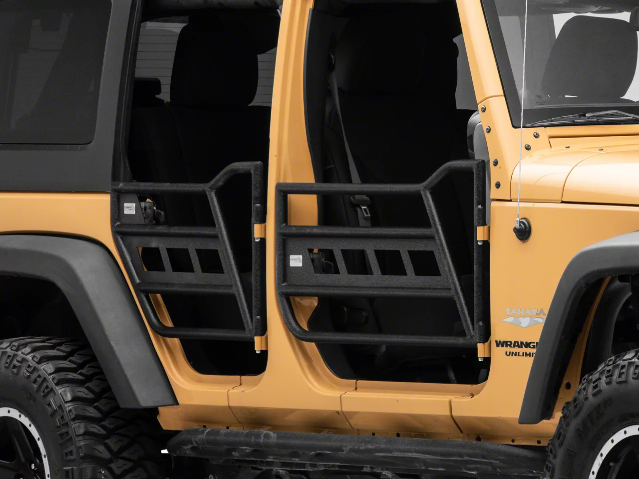 JEEP★UNISEX_Nylon Cross back RedRock Jeep Wrangler Rear Overhead Net J101200 (07-18 Jeep