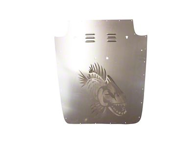 Fishbone Offroad Hood Louver; Raw (97-02 Jeep Wrangler TJ)