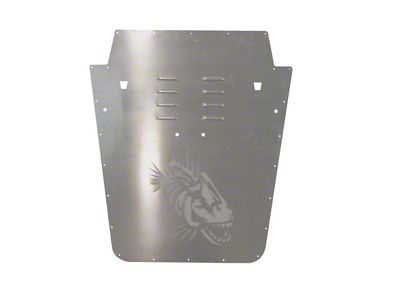 Fishbone Offroad Hood Louver; Raw (13-18 Jeep Wrangler JK)