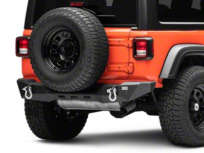 Fishbone Offroad Mako Rear Bumper; Textured Black (18-25 Jeep Wrangler JL)