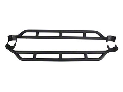 Fishbone Offroad Rocker Guards; Textured Black (07-18 Jeep Wrangler JK 2-Door)