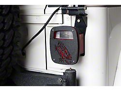 Tail Light Covers; Textured Black (76-06 Jeep CJ5, CJ7, Wrangler YJ & TJ)