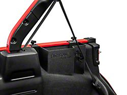 Fishbone Offroad Wheel Well Storage Bin; Driver Side (18-24 Jeep Wrangler JL 4-Door)