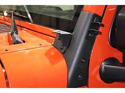 Fishbone Offroad Windshield Light Mounting Brackets (07-18 Jeep Wrangler JK)