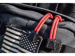 Fishbone Offroad Zipper Pulls; Black 