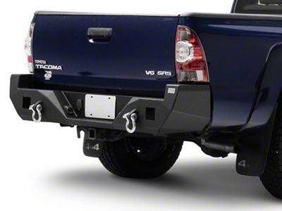 Fishbone Offroad Rear Bumper; Textured Black (05-15 Tacoma)