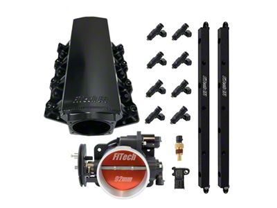 FiTech Fuel Injection Loaded LS1 Aluminum Intake Manifold Kit; 500HP (Universal; Some Adaptation May Be Required)