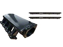 FiTech Fuel Injection LS3 Short Intake Manifold with Fuel Rails (Universal; Some Adaptation May Be Required)