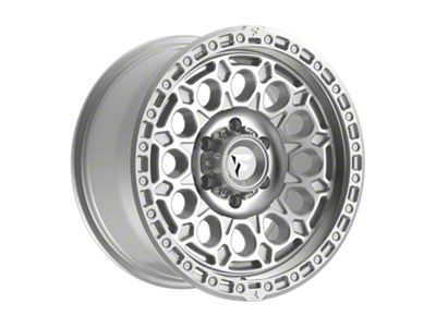 Fittipaldi Offroad FT101 Gloss Silver with Machined Face and Undercut 6-Lug Wheel; 18x9; 18mm Offset (16-23 Tacoma)