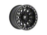 Fittipaldi Offroad FB153 Satin Black with Gloss Black Forged Ring 6-Lug Wheel; 17x9; -15mm Offset (22-26 Bronco Raptor)